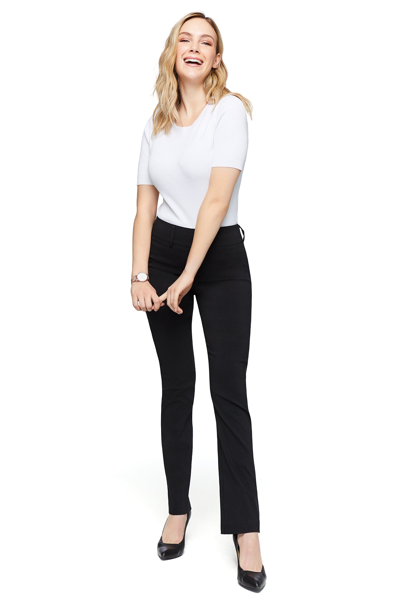 NWT! Margaret M Slimming Pants for Stitch Fix - Black and White - Petite